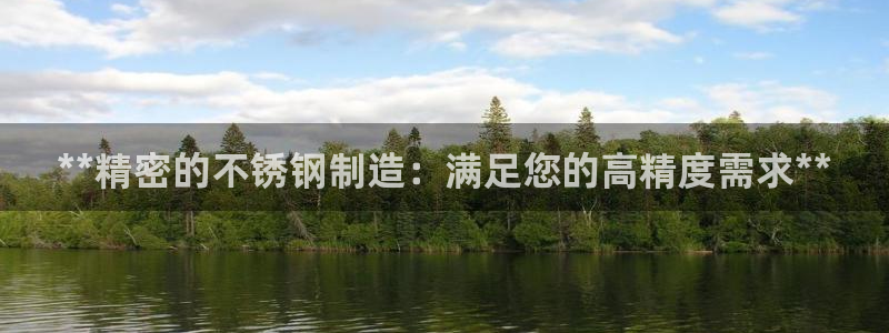 彩神v8客户端：**精密的不锈钢制造：满足您的高精度需求**