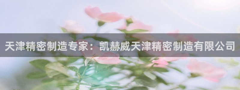 彩神v平台：天津精密制造专家：凯赫威天津精密制造有限公司