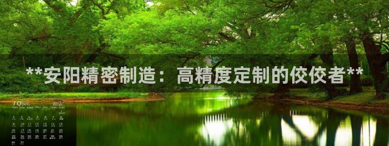 彩神ix可靠吗：**安阳精密制造：高精度定制的佼佼者**