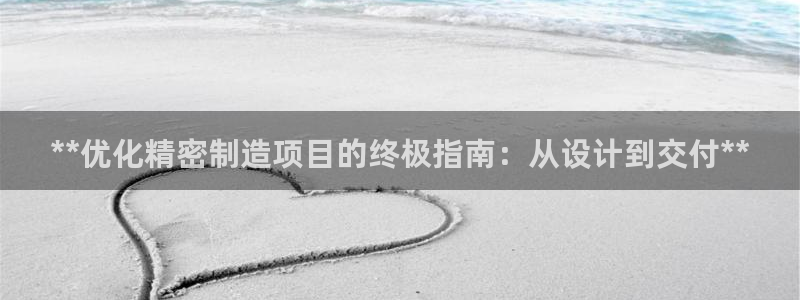 彩神vl购彩大厅：**优化精密制造项目的终极指南：从设计到交付**