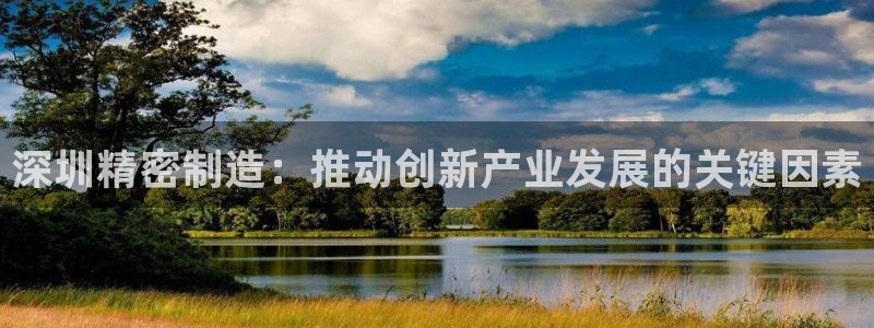 彩神平台：深圳精密制造：推动创新产业发展的关键因素