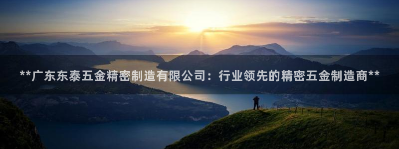 彩神vi官网版：**广东东泰五金精密制造有限公司：行业领先的精密五金制造商**