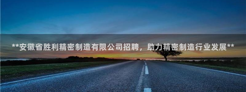 彩神vi争霸官网：**安徽省胜利精密制造有限公司招聘，助力精密制造行业发展**