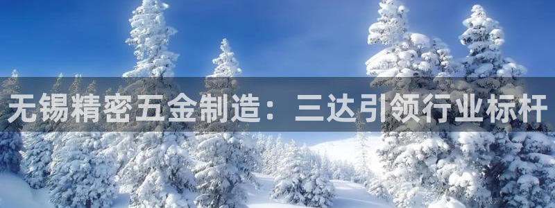 彩神vlll官方网：无锡精密五金制造：三达引领行业标杆