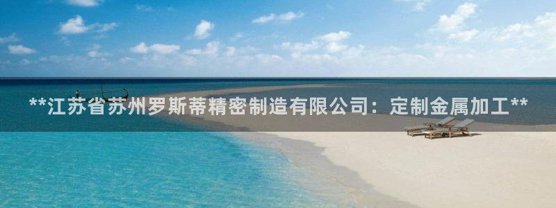 彩神vll官网在线登录：**江苏省苏州罗斯蒂精密制造有限公司：定制金属加工**