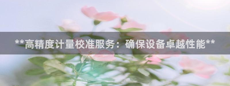 彩神争霸官方下载：**高精度计量校准服务：确保设备卓越性能**