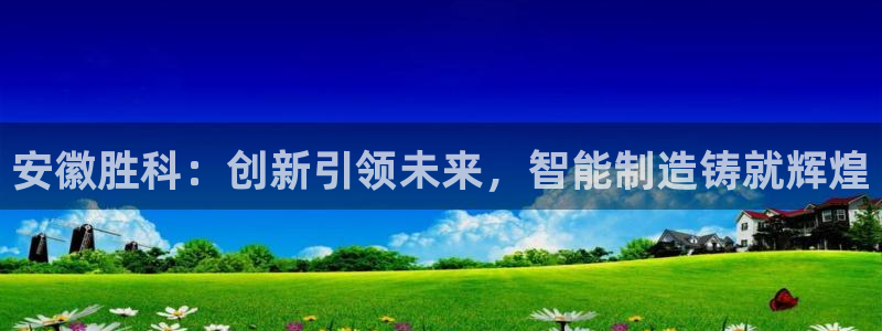 彩神vip购彩大厅：安徽胜科：创新引领未来，智能制造铸就辉煌