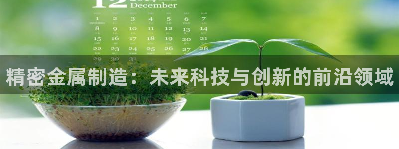 彩神8软件下载：精密金属制造：未来科技与创新的前沿领域