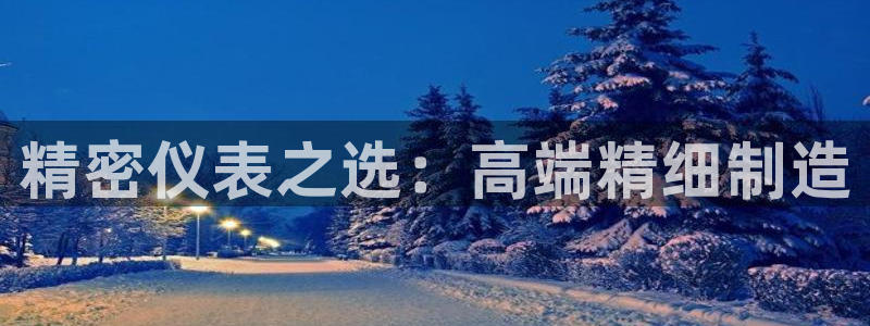 彩神Vll：精密仪表之选：高端精细制造