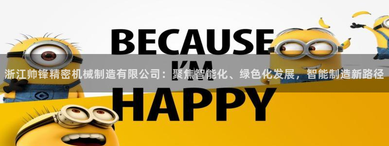 彩神vl购彩大厅：浙江帅锋精密机械制造有限公司：聚焦智能化、绿色化发展，智能制造新路径