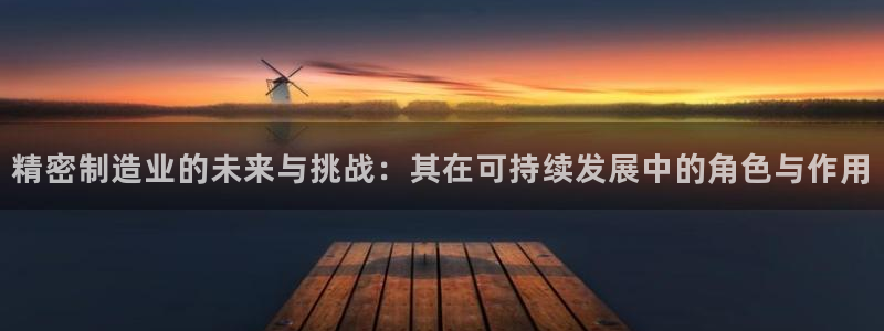 彩神争霸官方下载2017：精密制造业的未来与挑战：其在可持续发展中的角色与作用