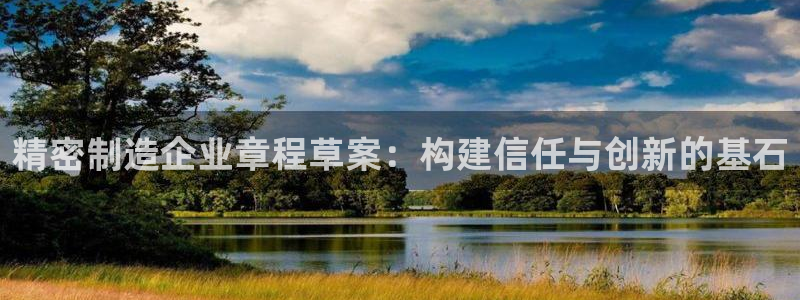 彩神v8是真的挣钱吗：精密制造企业章程草案：构建信任与创新的基石
