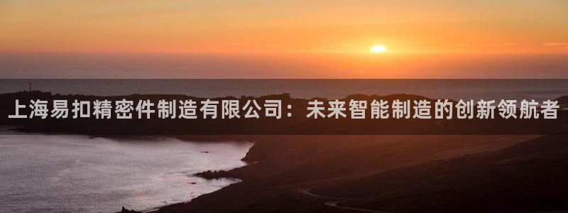 彩神vip官方网站：上海易扣精密件制造有限公司：未来智能制造的创新领航者