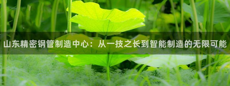 彩神vll官网在线登录：山东精密钢管制造中心：从一技之长到智能制造的无限可能
