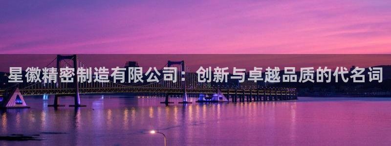 彩神8彩平台客服：星徽精密制造有限公司：创新与卓越品质的代名词