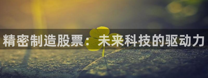 彩神viii下载安卓：精密制造股票：未来科技的驱动力